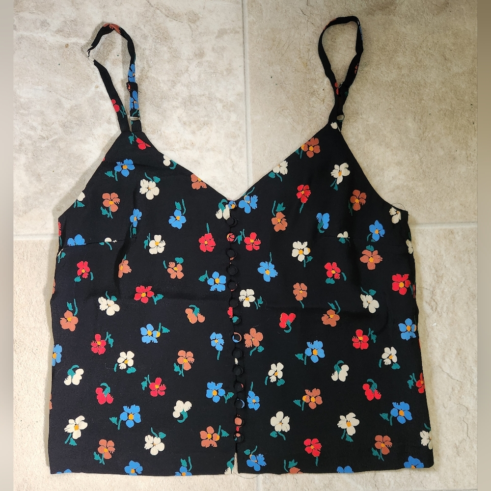 Madewell Floral Tank Top - Size 0 (xs)